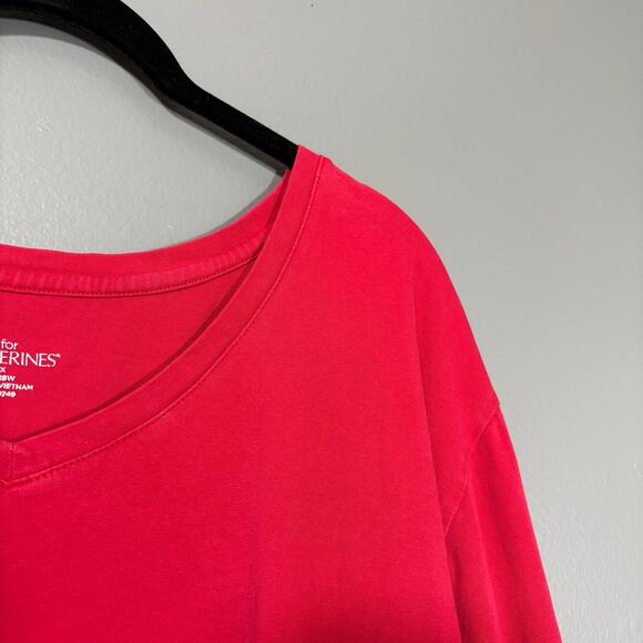 Liz & Me Catherines Red Stars Rhinestone T-Shirt - 3X (26/28) - Womens Plus Size - Picture 2 of 8